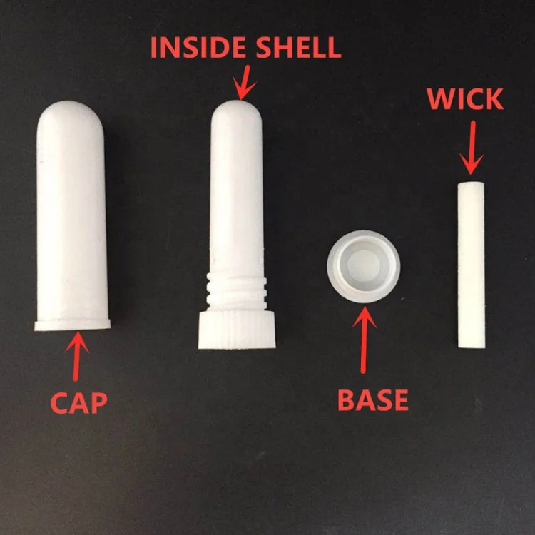 Пустые трубки для Назального ингалятора эфирного масла медицинского класса