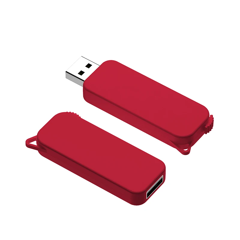 
Plastic USB Sliding Pen Drive With Customized Logo 128GB 64GB For Gift ABS USB Flash Drive 