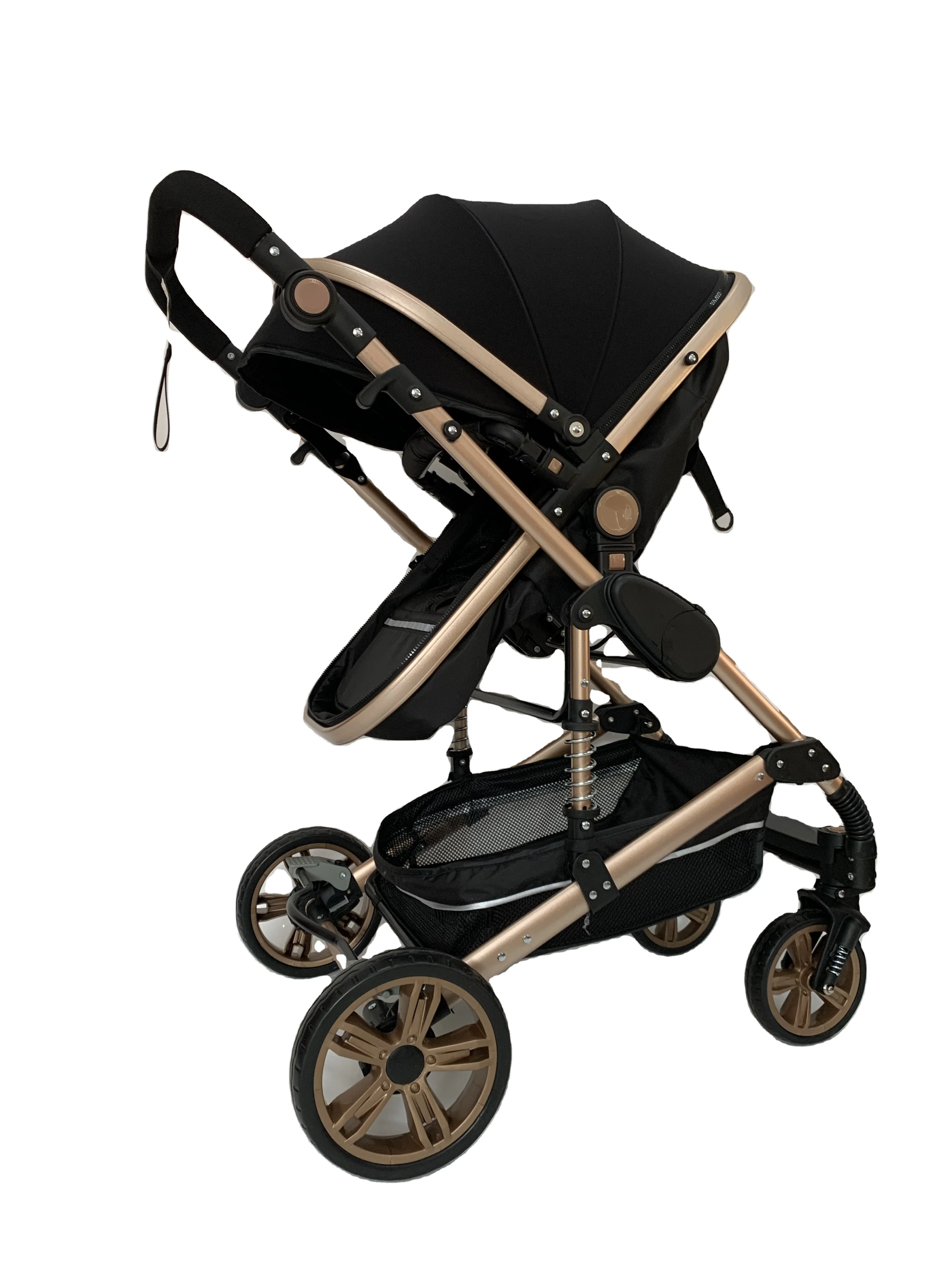 2023 Hot Sale 3 in 1 Baby Stroller with car seat Luxury Travel System big wheels with mommy bag baby poussette