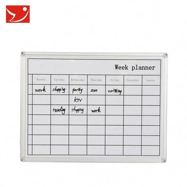 Customized Calender Month Week Planning Board