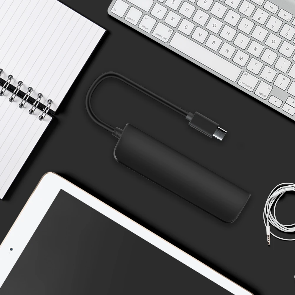  Бесплатная доставка CABLETIME 4 порта USB Lan адаптер Тип C к 3 0 концентратор с Gigabit