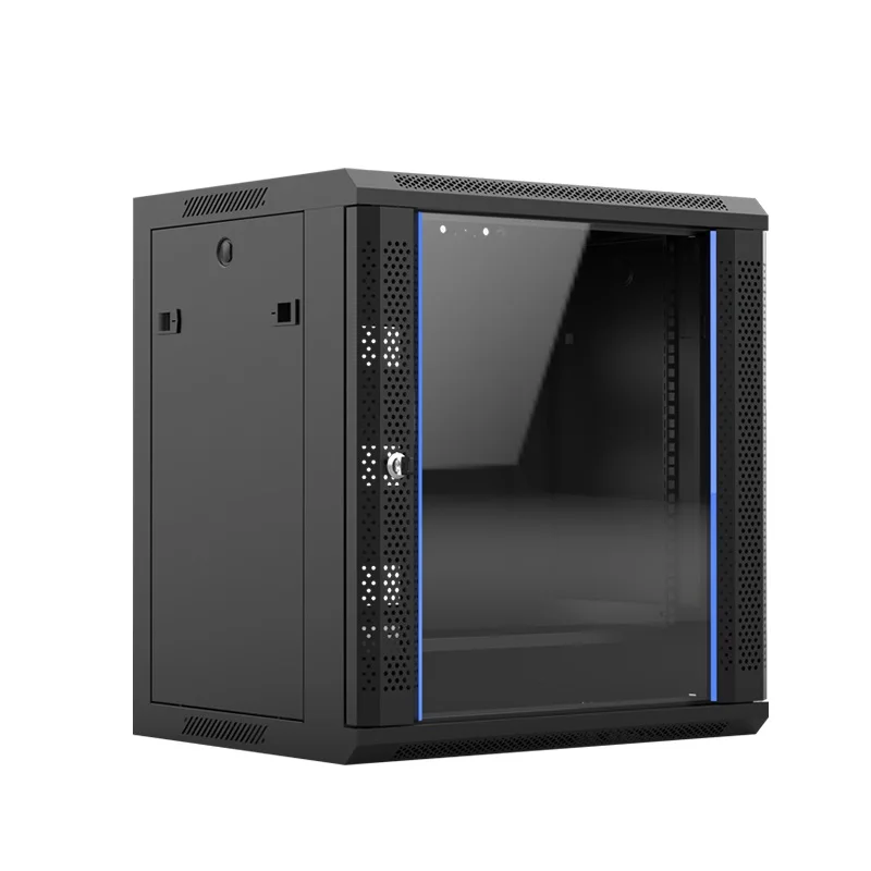 Стеллаж настенный для центра обработки данных SPCC, сетевой шкаф 19 дюймов