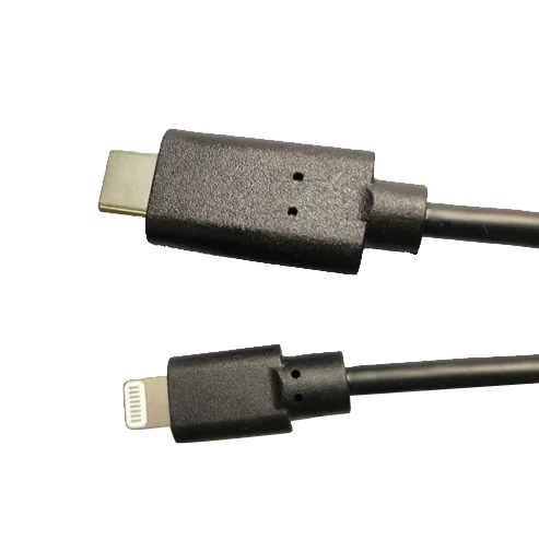 
Кабель-удлинитель для быстрой зарядки с Lightning на Type-C-IPC94 