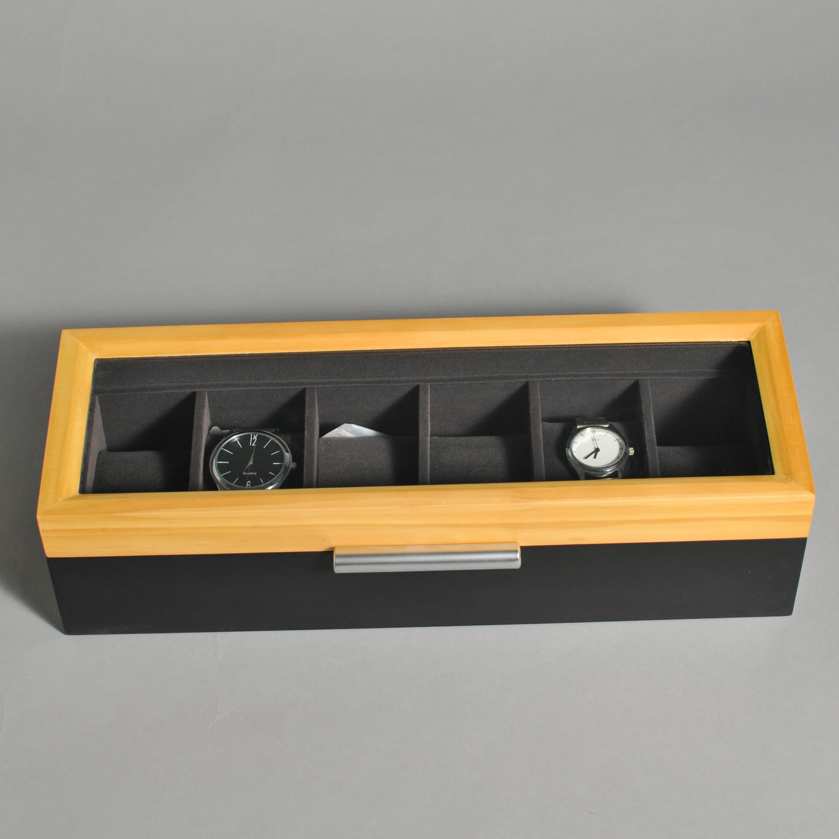 Jewelry Boxes Case Display PU Leather Watch Box Case Professional Holder Organizer for Clock Watches