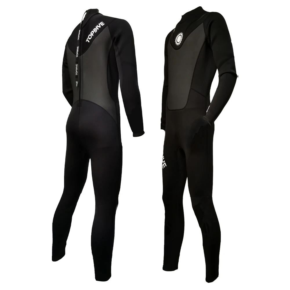 Custom 3mm Wetsuit Men Full Body 3mm Long Sleeve Top Diving Surfing Wetsuit