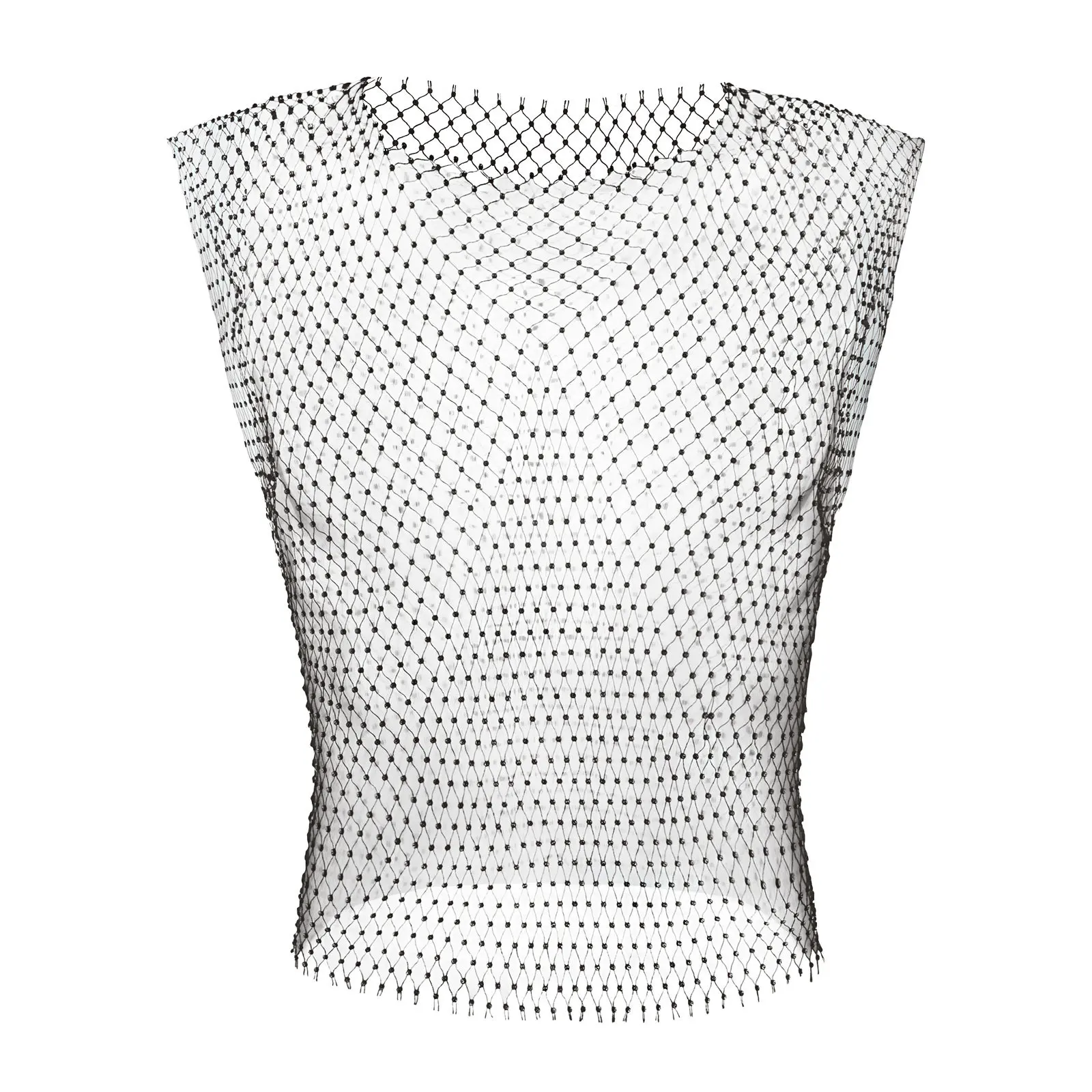 mens sexy fishnet underwear tank tops sheer vest with rhinestone men sexy sheer mesh tank tops boxers set nightclub men t shirts