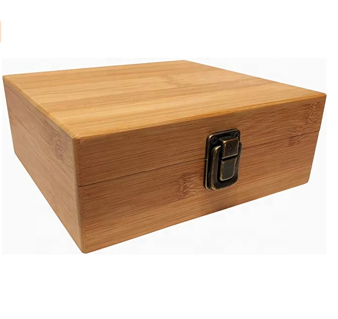 Blake & Lake Wood Stash Box with Rolling Tray