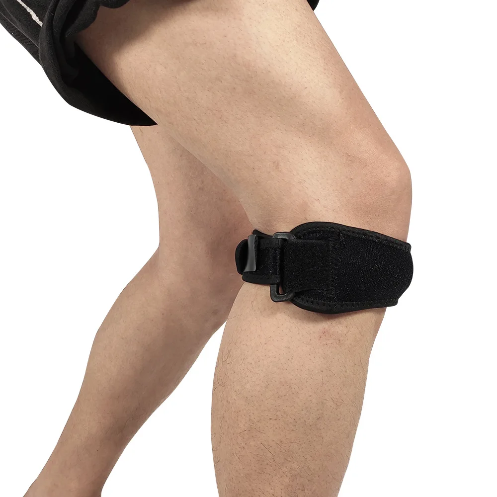 Sports knee pads with shock-absorbing compression silicone knee pads fitness mountaineering protective gear