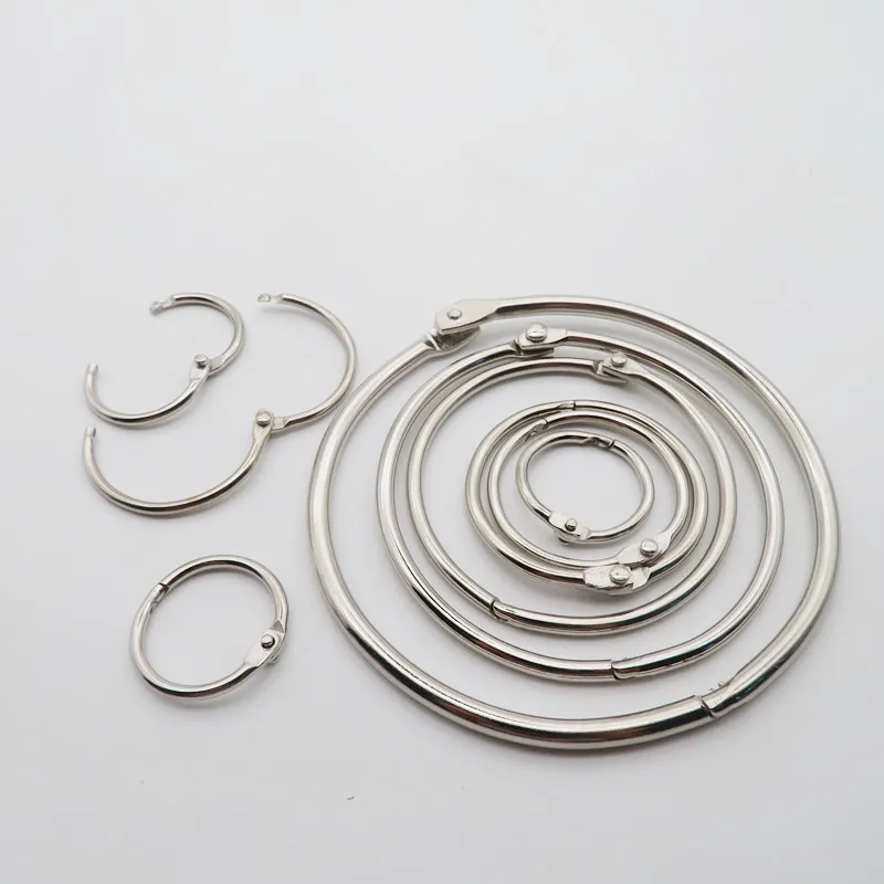 Book Hoop Binding Rings Binder Hoops Loose Leaf Book Ring for File Paper Book