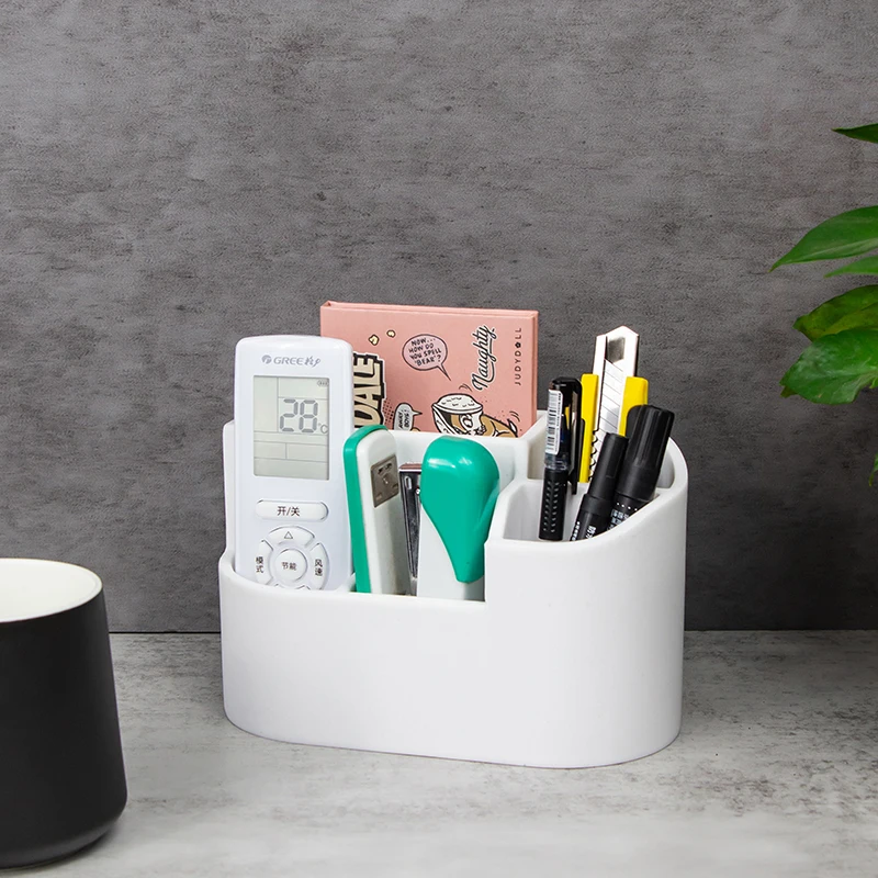 Delux Toothbrush Holder 5 Compartment Tooth Brush Caddy Bathroom Accessories Stand Organizer Rack for Home