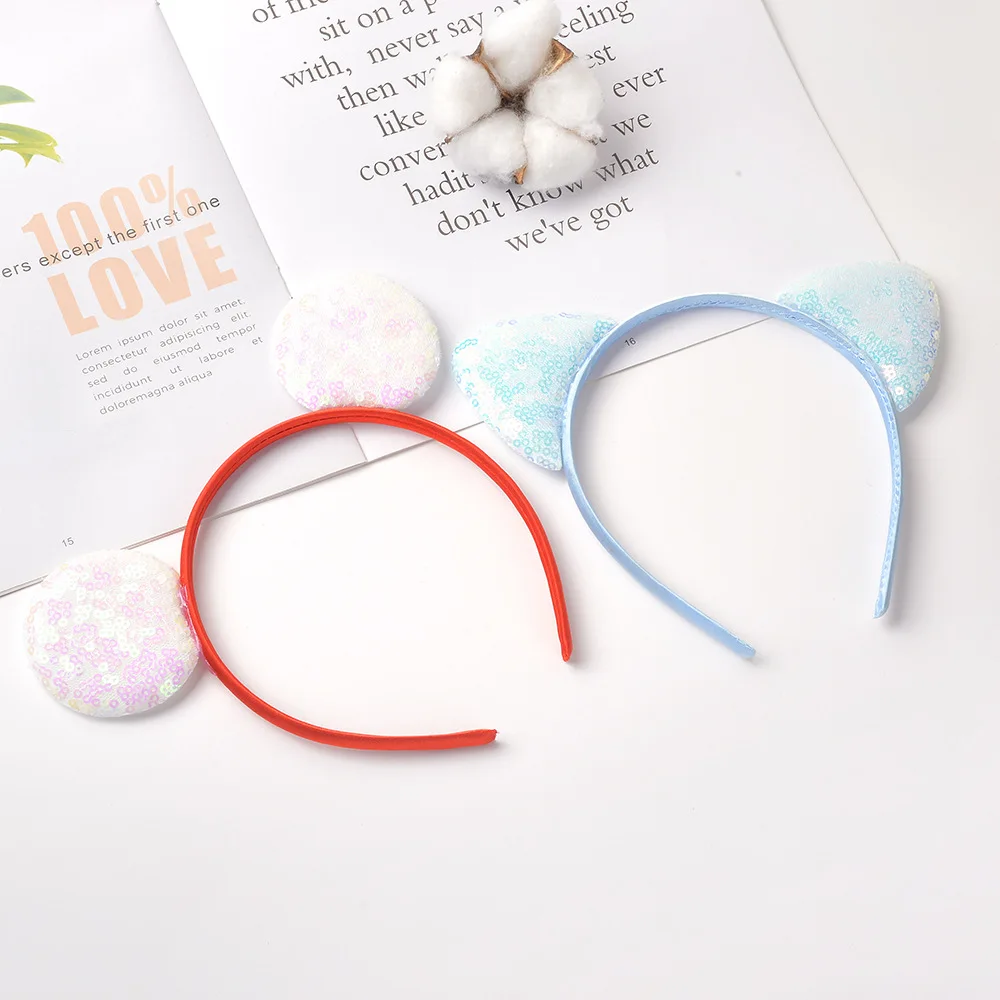Cat ear hair hoop sweeps code hot South Korean face headdress lovely sweet hair clip ceaseless hair hoop