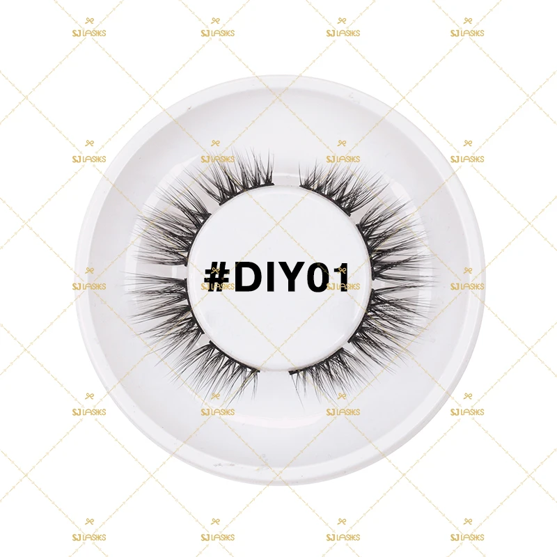 Wholesale Private Label DIY Lashes Korean PBT Silk Cruelty-Free pre cut Weightless Eyeliner DIY01