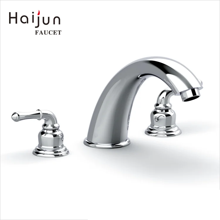 Haijun Export Products Australian Watermark 3 Hole Double Lever Basin Mixer Tap save faucet