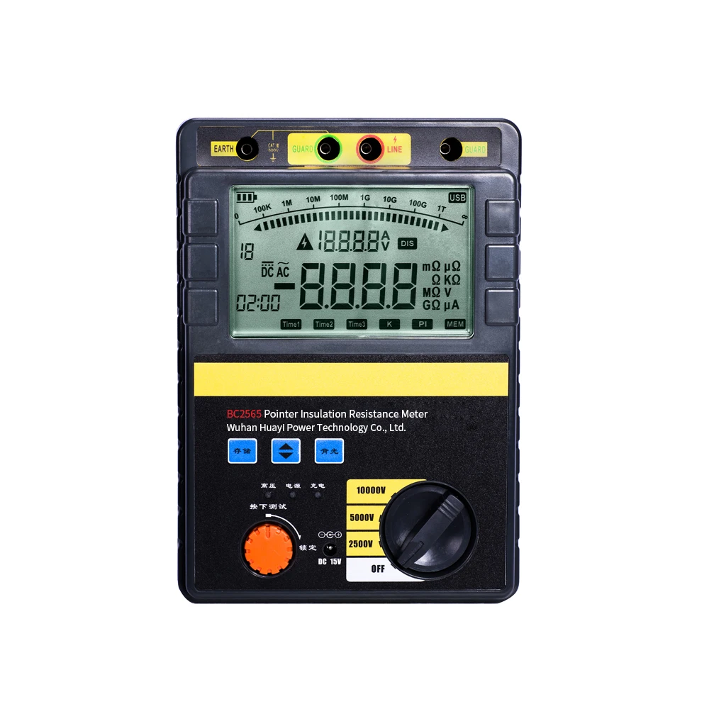 AC Dc двойное использование цифровой HV earthmeter портативный тестер сопротивления изоляции для трансформатора/взаимной Indutor/двигатель постоянного тока