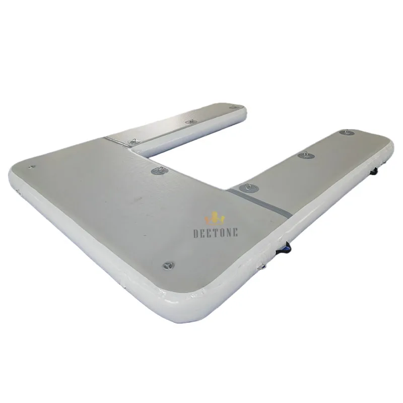 Drop Stitch DWF Inflatable Pontoon Floating Parking Dock Station E Jet Ski Dock Platform for Yacht Boat