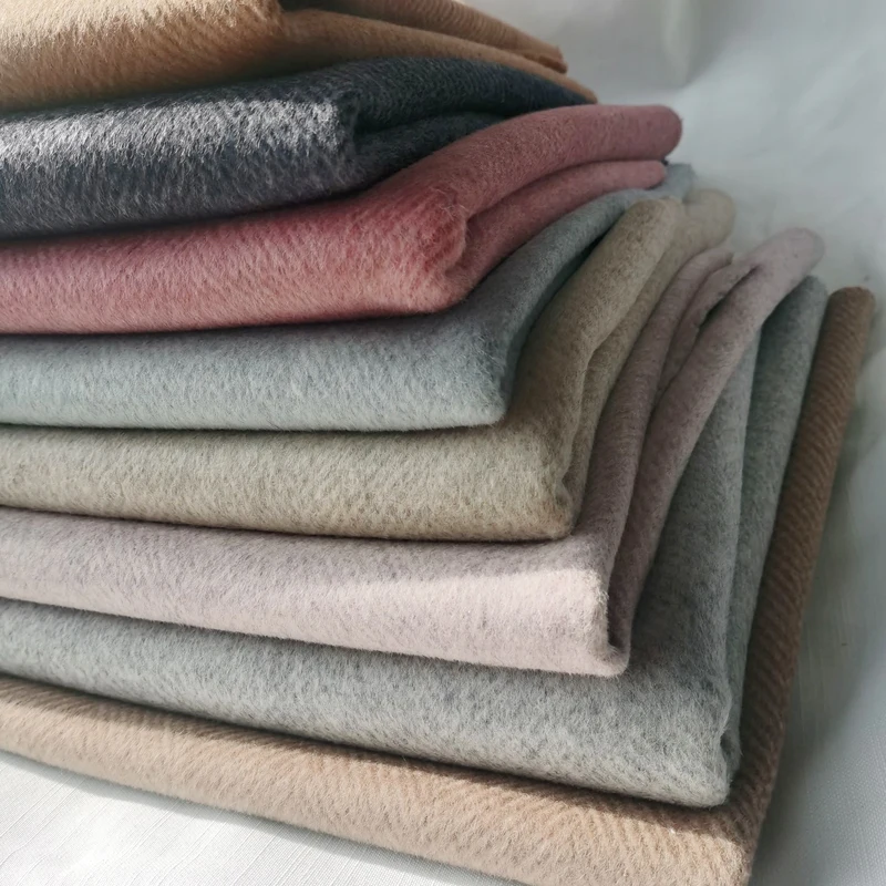 
high quality in stock quick shipment herringbone 85%wool 15%cashmere fabric for winter suit overcoat dress clothes 