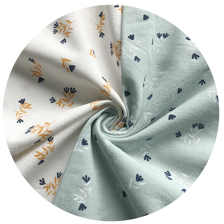 The factory sells newly designed soft pure cotton clothing fabrics