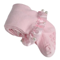 Cute jacquard lace pantyhose baby leggings girl pantyhose baby nonslip pantyhose