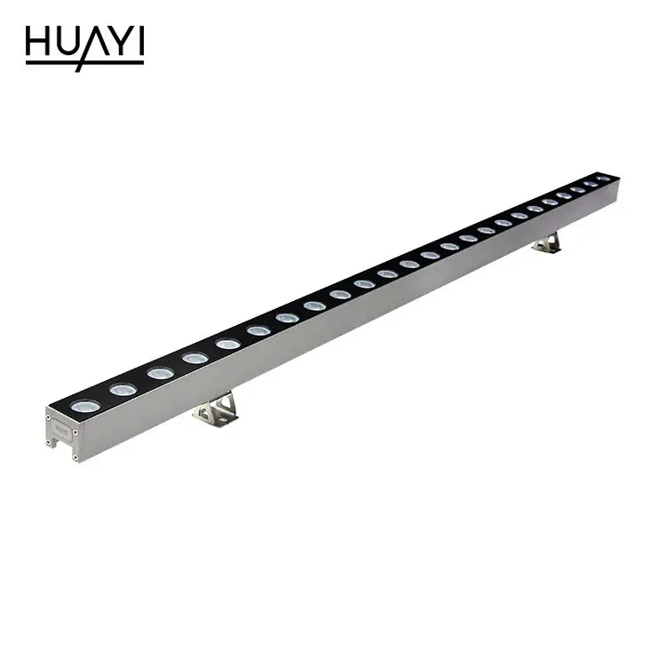 HUAYI High power Aluminum IP65 Waterproof RGB Dimmable 18 24 36 48 Watt Outdoor Decoration led Wall Washer Light