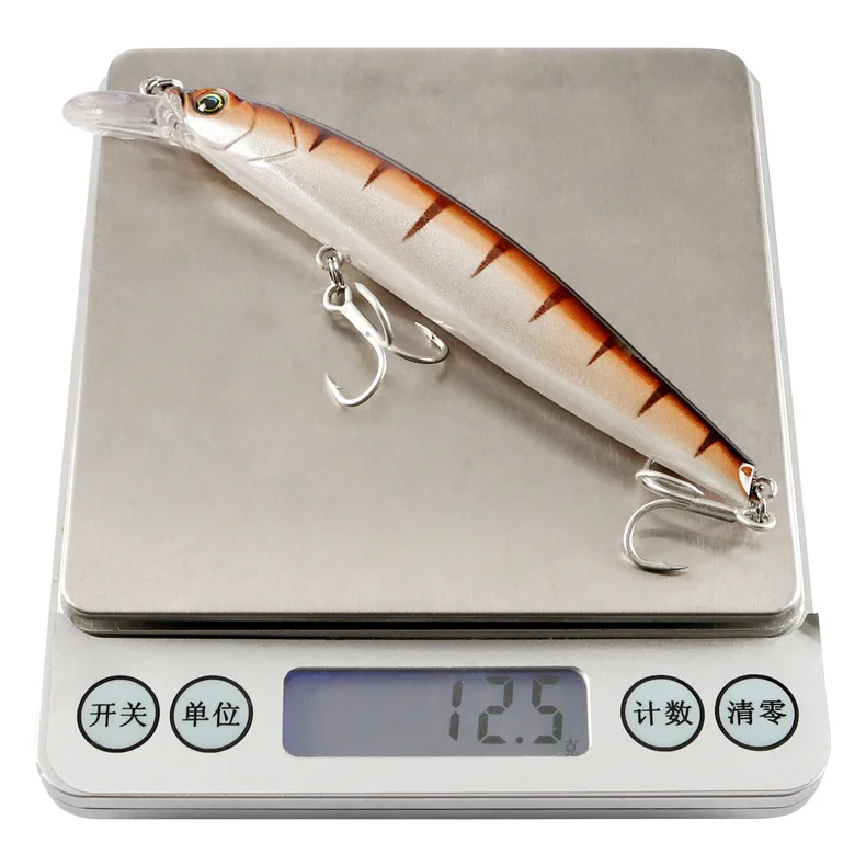 Unique Features Hard Squid Jigging 8 Color 100 Pcs Top Water Whopper Minnow Jointed Set Lures Fishing