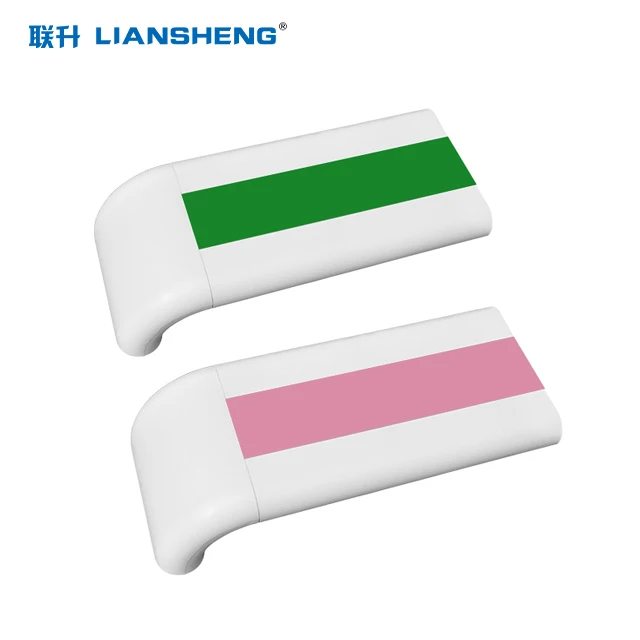 Hospital corridor handrails Safety handrail 140mm PVC Aluminum Guard Rail