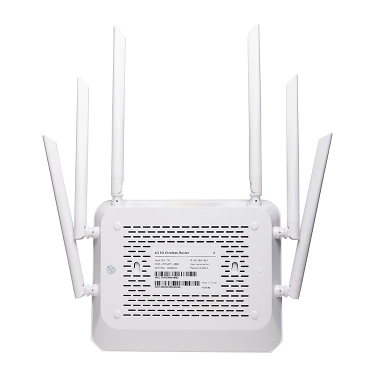 T-elek C521 LTE Indoor CPE with 300mbps Max. LAN Data Rate 4G WiFi Router with External Antenna Sim Card Slot Home Use OEM/ODM