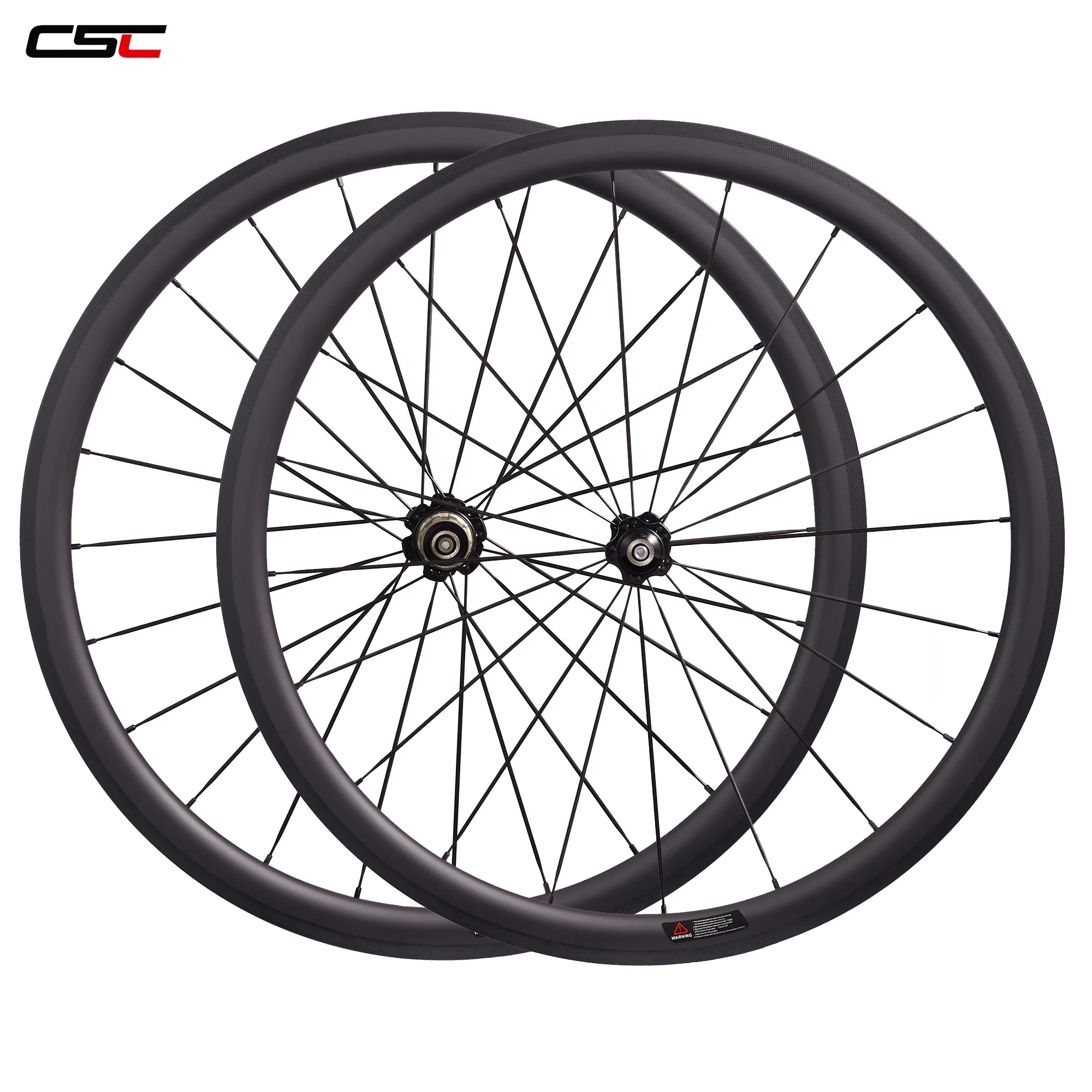 CSC 700C Road Bike Carbon Wheels Tubular 38mm depth 25mm width with Novatec A271SB F372SB hub Bicycle Wheel