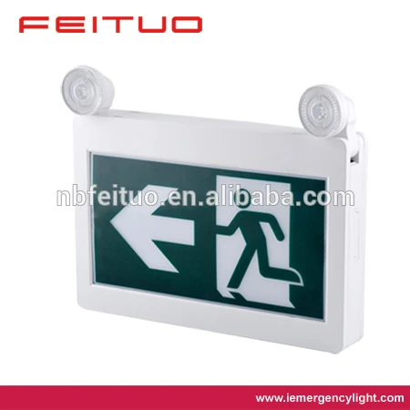 CANADA cUL Lised Emergency Running man LED exit sign Combo JRMECW