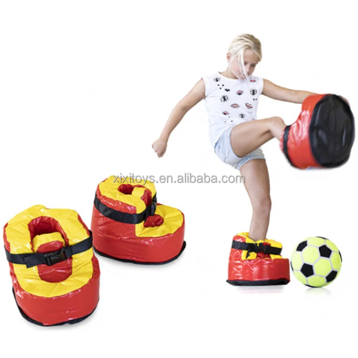 Outdoor teambuilding sport games Giant PVC Speed Shoes for Inflatable Sumo Games,Giant Soft Foam Boots