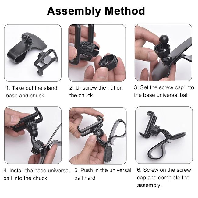  Hot Selling Vehicle Stable Phone Mount Universal Cradle 360 Rotation Anti Slip Car Mobile Holder Stand Support World