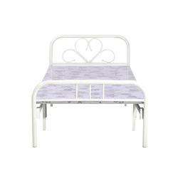Wholesale Middle East Modern Cheap Thick Removable Single Adults Metal Folding Bed