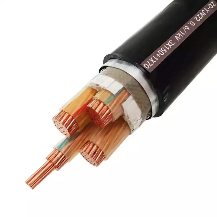 best price low voltage cable 120mm power cable 0.6/1kv 3x150+1x70sqmm