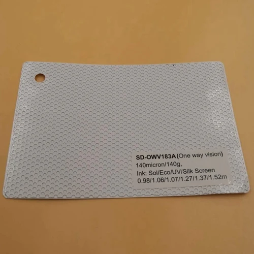 Custom Black One Way Vision Fly Eye Tint Perforated Mesh Film Car Tint Window Tint Car Wrap Film Sticker Pattern