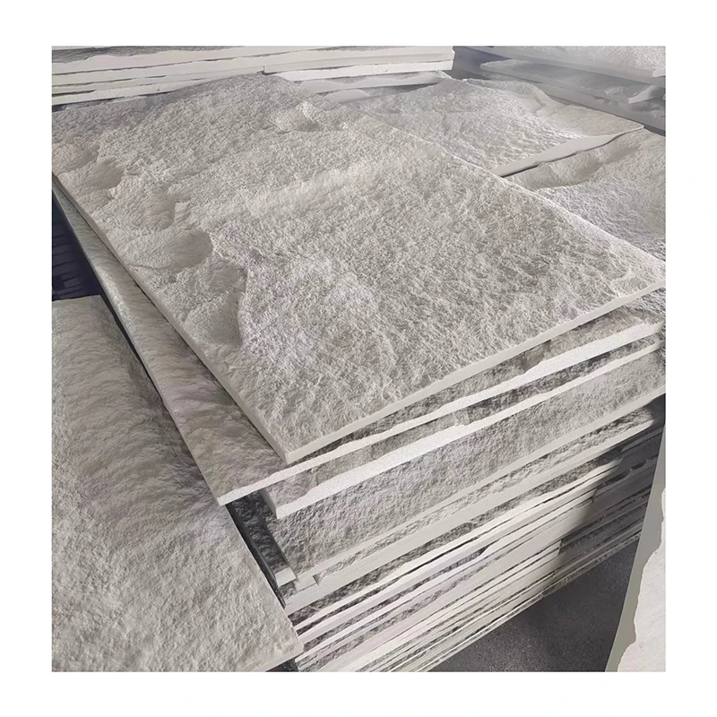 1200x600mm factory price 3D polyurethane PU rock material culture flowing stone sheet wall panel thin veneer cheaper price