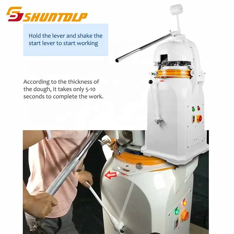 Коммерческий Электрический делитель теста для пиццы делитель теста разделительная и круглая машина 30 шт. полуавтоматический делитель теста и круглый делитель