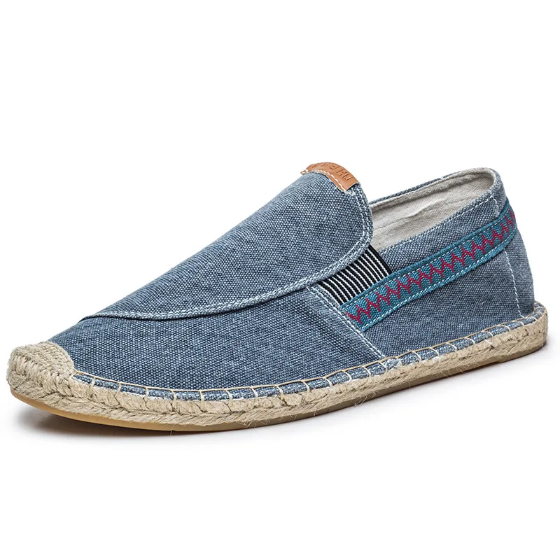 2024 New Fashion Style of Customizable wholesale men shoes canvas espadrille shoe for men