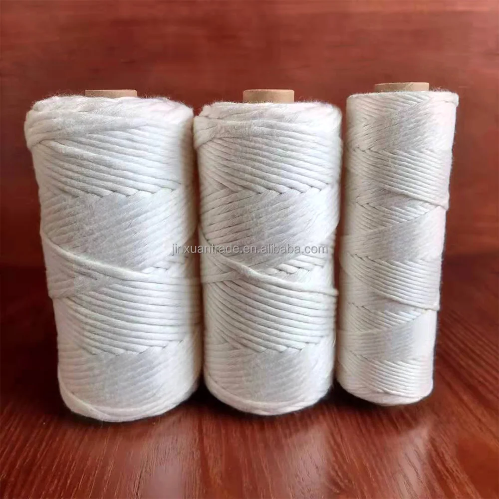 Manufacturer Wholesale 2mm 3mm 4mm Natural 100%Bamboo Macrame Cord Premium Single Strand String