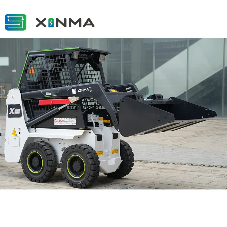 Cheap Price Compact Mini 0.36 ton Capacity Electric Skid Steer Loader for Hotel Building