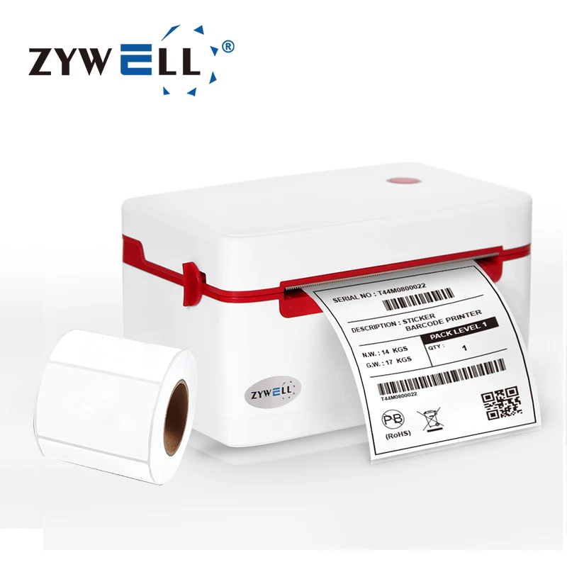 USB thermal shipping label printer 4x6 for shipping packages barcode waybill sticker printer