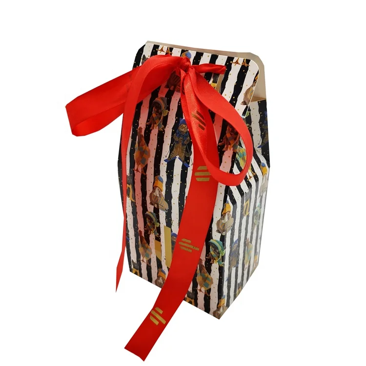 Wholesale Handkerchief Packaging Card Box Customized To Your Own Design Gift Boxes For Towels With Ribbon