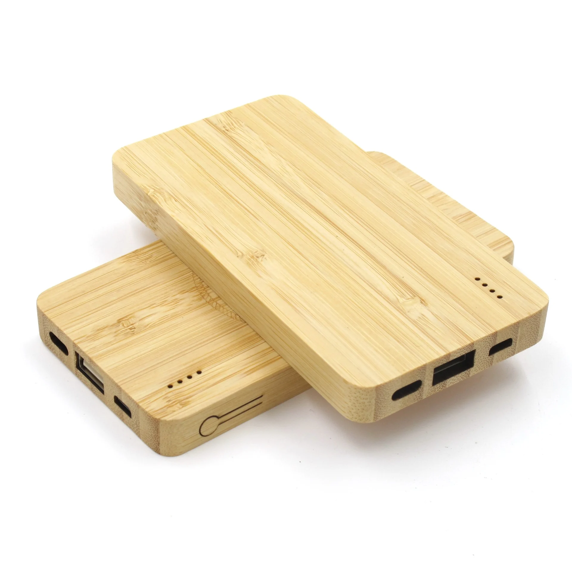 Рекламный 5000 мАч бамбуковый Power Bank