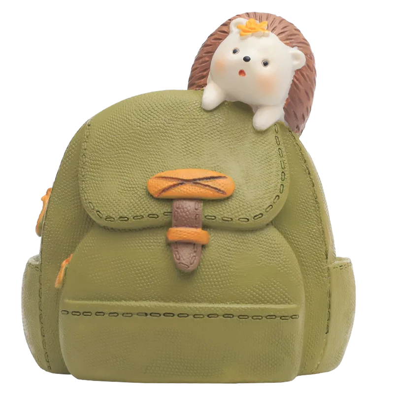 Roogo Cartoon rabbit backpack succulent planter creative home desktop storage pen holder balcony arrangement