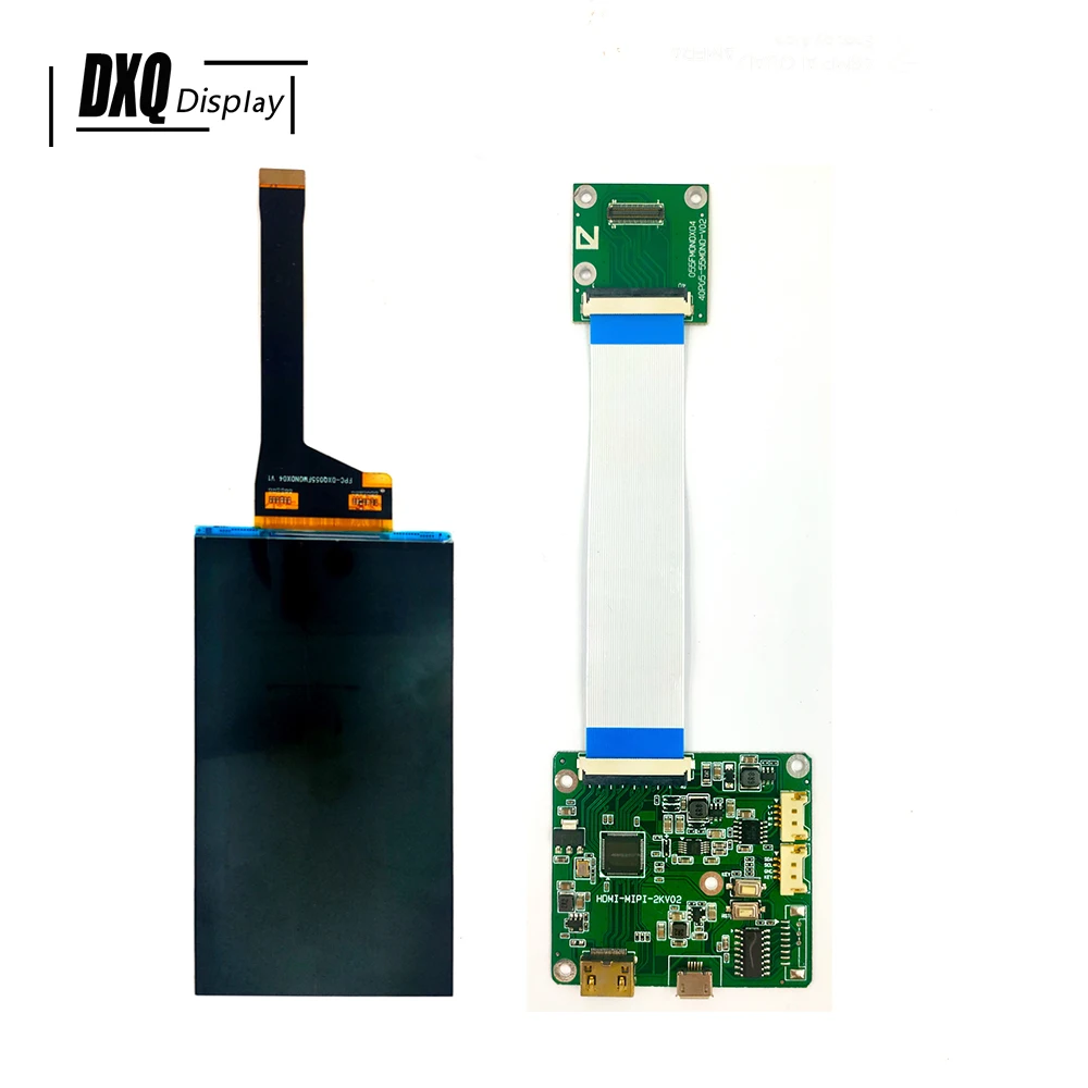  Монохромный ЖК-дисплей DXQ 5 дюйма TFT IPS с сенсорным экраном 1080*1900 450 nits MIPI интерфейс 2K ЖК-экран