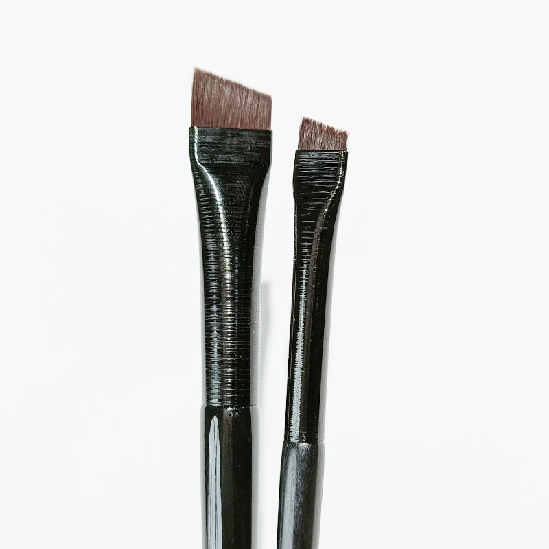 Wholesale Eyebrow Eyeliner Brush Angled Flat Eyebrow Comb Professional Beauty Makeup Brushes For Lash Eye Brow Brush