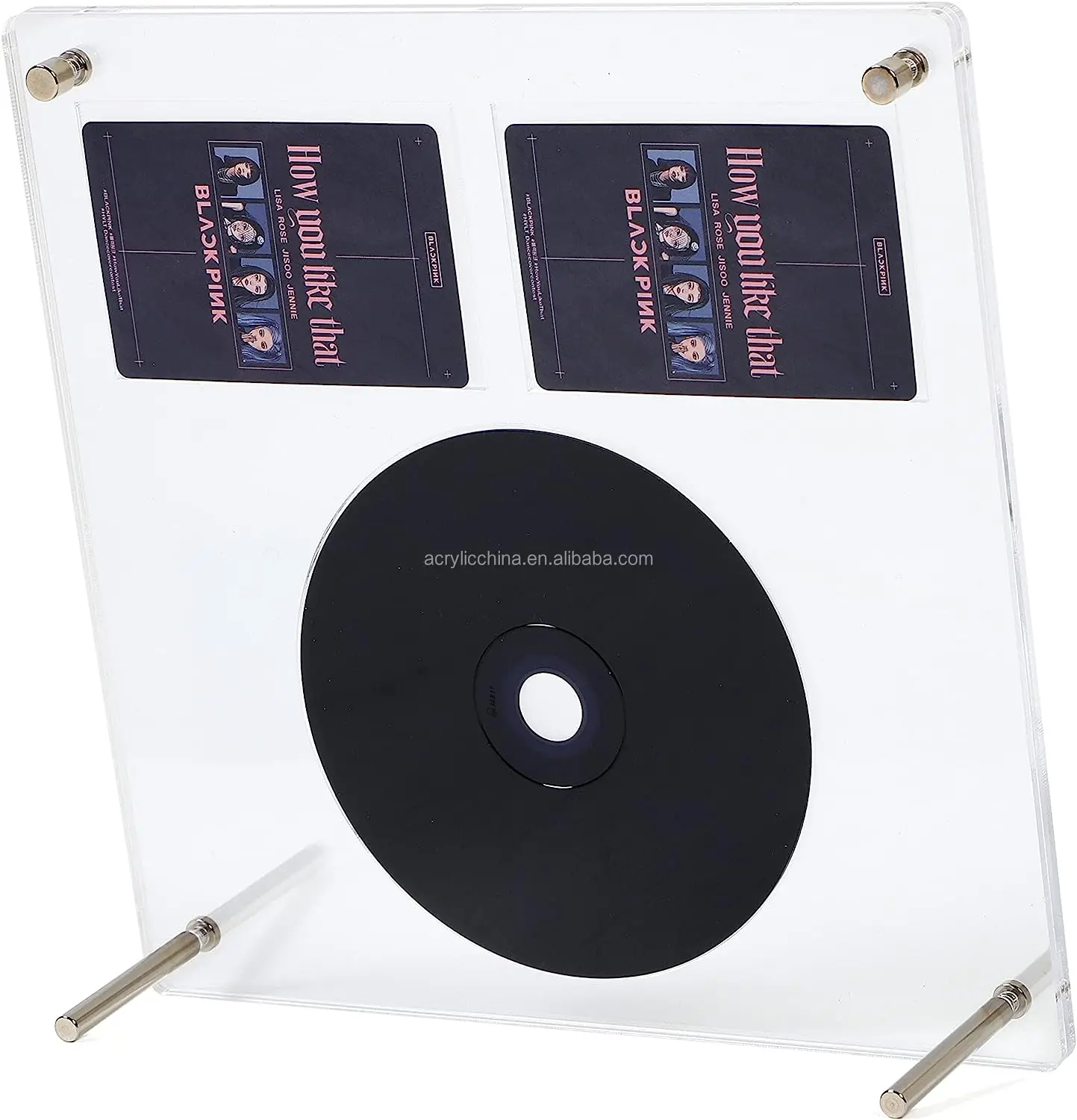 Новый Дизайн Магнитный двойной CD карты фото дисплей доска стенд