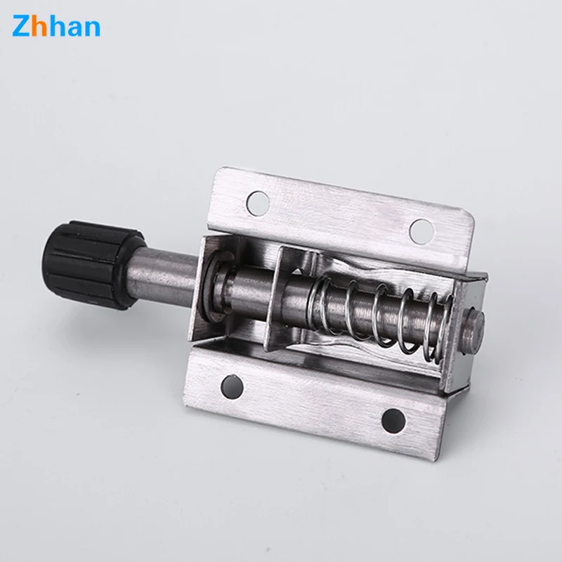 Hot Sale Stainless Push Button Door Latch Spring Slide Bolt Lock