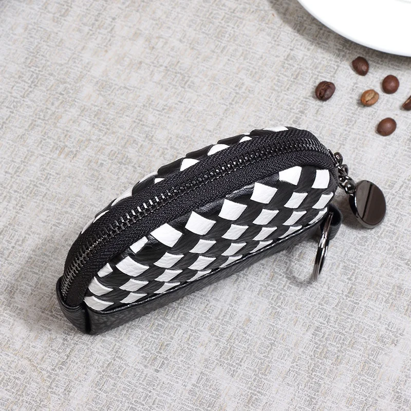 
2019 new purse fashion laser solid color key card package multi-function mini wallet 