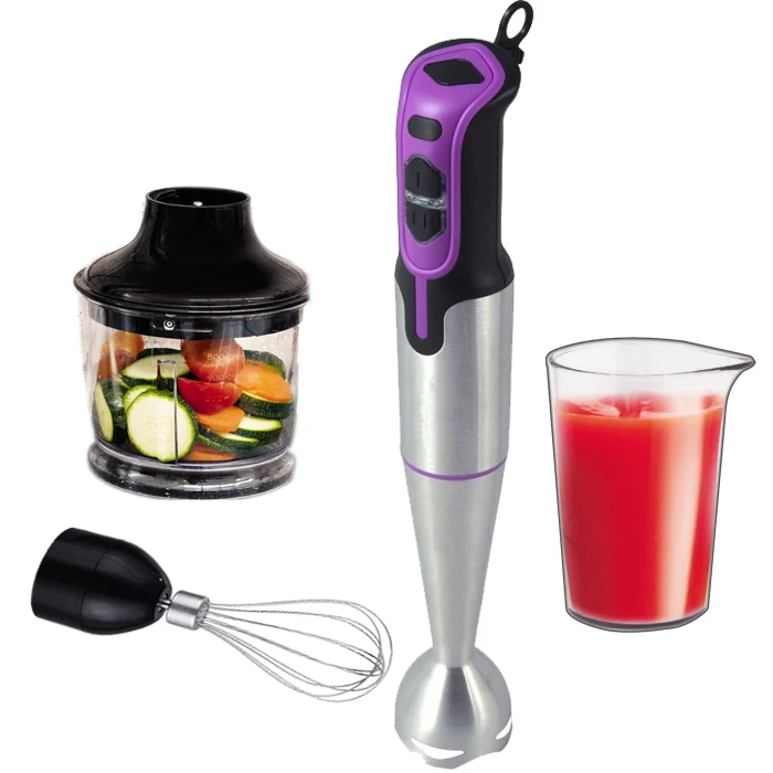 push button Control type and stainless steel container material hand blender