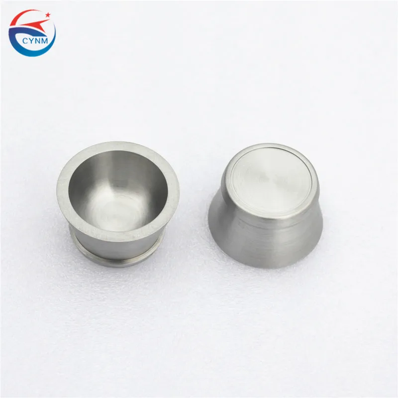 customized high quality stamping tungsten wolfram crucibles for vacuum equipment