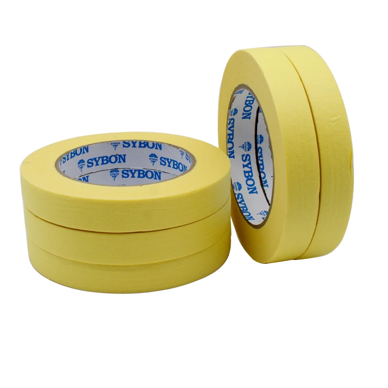 Car Auto Bodyshop Masking Tape Cintas Para Enmascarar Car Masking Tape 48mm